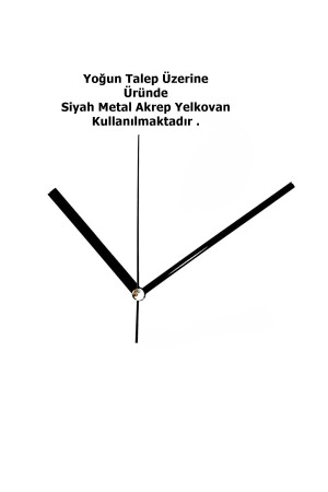 Gravity Pendulum Siyah 37 X 75 - Camlı Modern Dekoratif Sarkaçlı Metal Duvar Saatii - 2