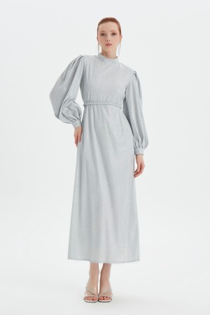 Gri Jesse Elbise - Birgül Bektaş