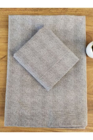 Gri Tek Kişilik Çarşaf Takımı 160 X 240 - Çeyiz Bahçesi