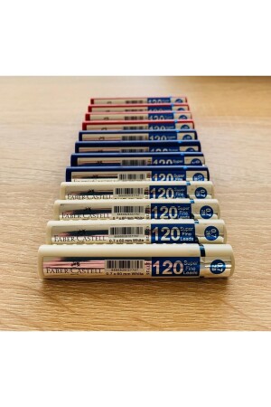 Griff Min. Stiftspitze 0. 7 Gemischte Farben, Paket 12 Stück (4 Weiß, 4 Blau, 4 Rot) FABER CASTELL 120 12 Stück gemischt - 1