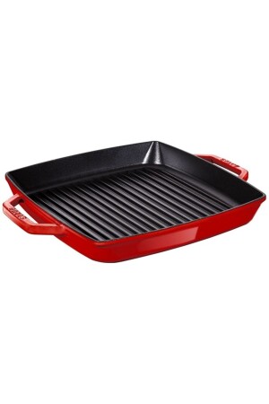 Grillpfanne aus Gusseisen mit Doppelgriff, Kirsche, 28 cm, 40511-685-0 - 2