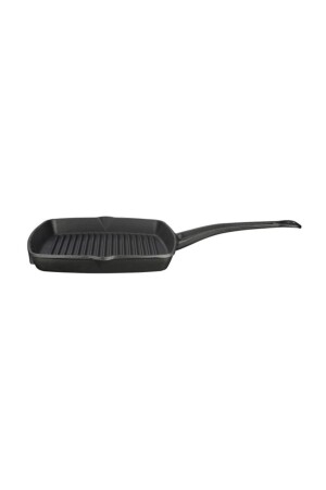 Grillpfanne aus Gusseisen mit Metallgriff, schwarz, 26 x 26 cm, LV K GT 2626 K0 BL - 4