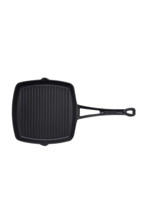 Grillpfanne aus Gusseisen mit Metallgriff, schwarz, 26 x 26 cm, LV K GT 2626 K0 BL - 5