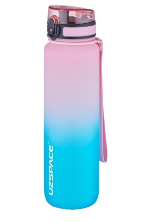 Große 1000-ml-Motivationsflasche, zweifarbige Tritan-Wasserflasche aus der Softtouch Ff-Kollektion - 1