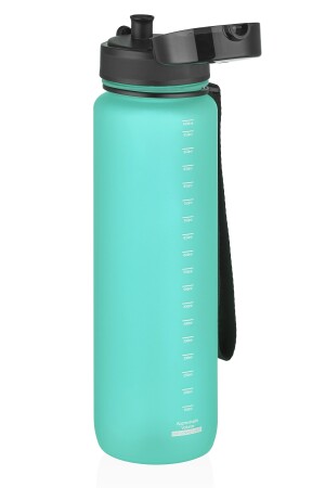 Große 28 cm große 1000-ml-1-Liter-Wasserflasche ohne Bpa-Geruchsaustritt 3038 FFUZ30381LITRESON - 2
