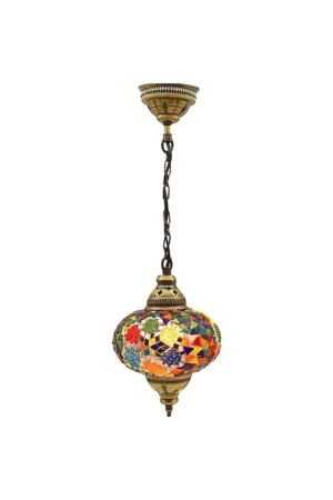 Große authentische Deckenpendelleuchte Kronleuchter Mosaiklampe Nachtlicht P134S1052 - 2