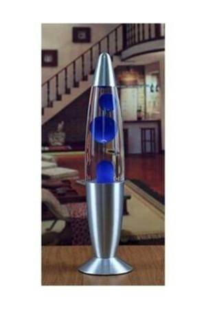 Große Lavalampe Lava Lamp Concept 41 cm Blau 291 - 1