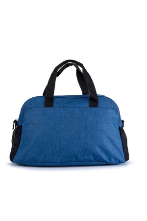 Große Unisex-Sport-, Fitness- und Reisetasche aus Leinen in Marineblau - 5