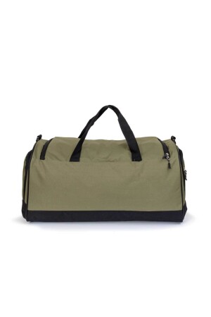 Große Unisex-Sport-, Fitness- und Reisetasche in Khaki mit Schuhfach und Thermoskanne - 7