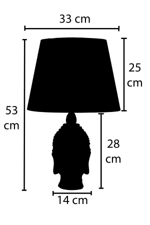 Großer Buddha-Lampenschirm im modernen Design, antikweiß, cremefarben, qdecbbudaabj004 - 4