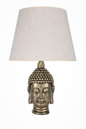 Großer Buddha-Lampenschirm in modernem Design, goldfarben, cremefarben, qdecbbudaabj027 - 1