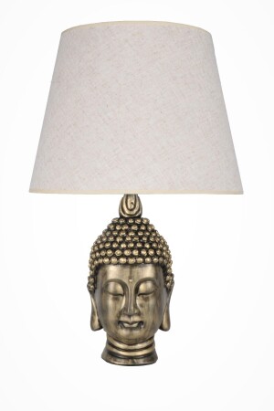 Großer Buddha-Lampenschirm in modernem Design, goldfarben, cremefarben, qdecbbudaabj027 - 2