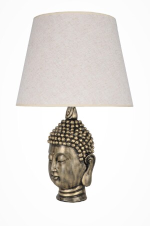 Großer Buddha-Lampenschirm in modernem Design, goldfarben, cremefarben, qdecbbudaabj027 - 3