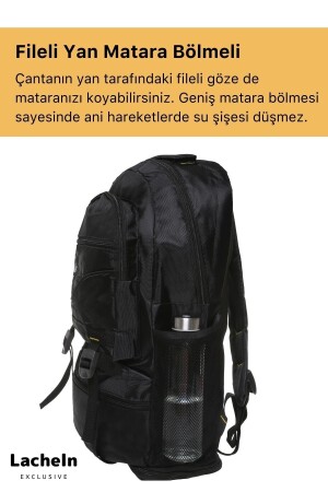 Großer orthopädischer und schweißhemmender Komfort-Rucksack mit mehreren Fächern für weiterführende Schulen, LCH, 2, 3, 4, geeignet für Jugendliche mit günstiger Kapazität - 5