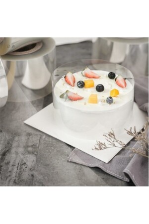 Großer, transparenter Kuchen-Seitendekorationsfilm, Gelatine-Creme-Halter (15 cm – 25 m) 59700 - 8