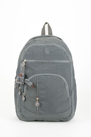 Großer Unisex-Schulrucksack und Reisetasche aus wasserfestem Crinkle-Stoff - Samilon