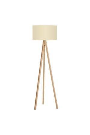 Großer zylindrischer Lampenschirm in Wüstenbeige mit Brettkopf. LAMPSHADE WÜSTEBEIGE - 2