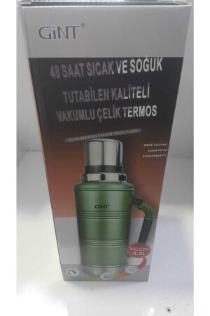 grün 2. 2 Liter Vakuum Hunter Camping Thermoskanne VG220 - 5