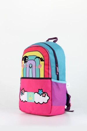 Grundschultasche für Mädchen mit Regenbogenmuster - 1