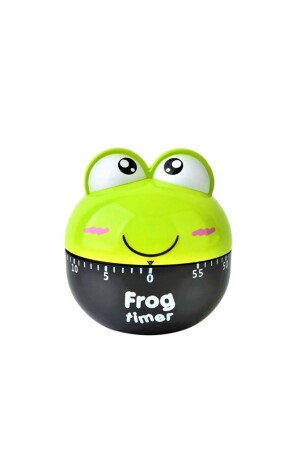 Grüner mechanischer Frosch-Timer 60 Minuten süßer Timer SDT20004TİME - 3