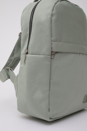 Grüner Shk40 2-Fächer-Rucksack mit verstellbarem Riemen aus Canvas-Stoff, Unisex, für den täglichen Gebrauch, Sportrucksack U: 33 E: 23 G: S226-00027 - 6