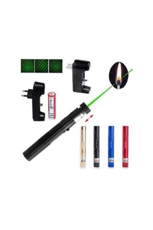 Grüner wiederaufladbarer Laserpointer 2000 mW (brennend) - 8