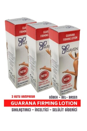 Guarana Firming Lotion 100 Ml (inceltici, Sıkılaştırıcı, Selülit Giderici) For Women & Men X 3 Kutu 996633 - 1