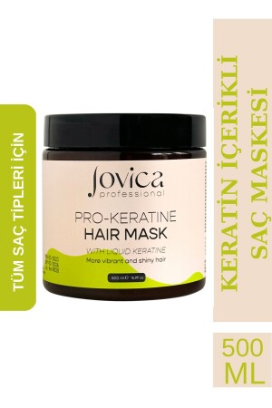Güçlendirici Onarıcı Pro Keratin Saç Maskesi 500 Ml - Jovica