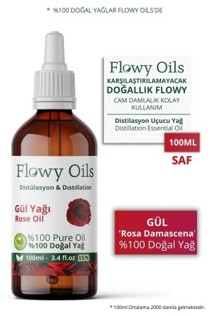 Gül Yağı %100 Doğal Bitkisel Uçucu Yağ Rose Oil 100ml TYC00547674699 - 1