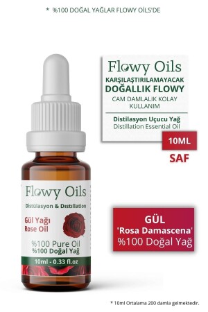 Gül Yağı %100 Doğal Bitkisel Uçucu Yağ Rose Oil 10ml - 1