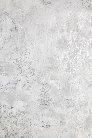 Gümüş Çatlatma Damarlı Desen Duvar Kağıdı (5 M²) 181586000 - 1