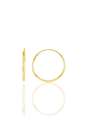 Gümüş Halka Küpe - Söğütlü Silver