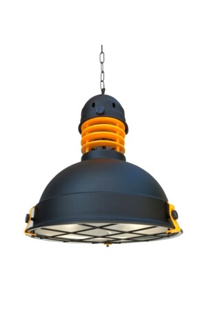 مصباح معلق معدني أسود مع مراحل سوداء - Gün