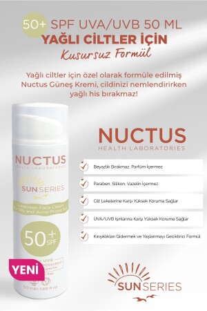 Güneş Koruyucu Krem 50 Ml Yağlı Ciltler Için 8680702309575 - 1