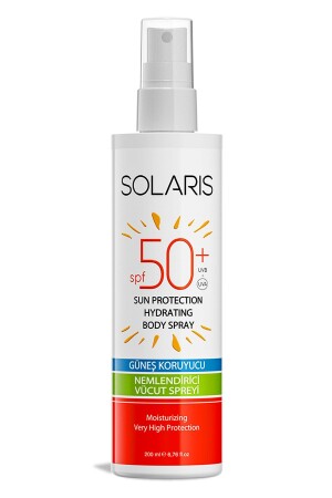 Tüm Cilt Tipleri Için Suya Dayanıklı Güneş Koruyucu Krem Sprey Spf 50 Yüksek Koruma (200 ML) HJLRSTV3 - 1