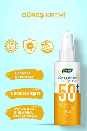 Güneş Kremi Leke Karşıtı Uva Uvb Yüksek Koruyucu -50spf 100 Ml güneş kremi14 - 3