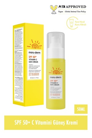 Güneş Kremi SPF 50- C Vitamini Güneş Kremi 50 ML Yeni Nesil Kore Filtreleri - 4