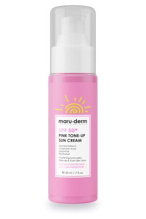 Güneş Kremi SPF 50- Pembe Ton Eşitleyici (Pink Tone-Up) Güneş Kremi Yeni Nesil Kore Filtreli - 2