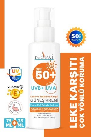 Güneş Kremi Spf 50 Yüksek Koruma Leke Ve Yaşlanma Karşıtı Tüm Ciltler 75 ml 00077 - 2