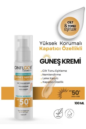 Güneş Kremi Tinted (kapatıcı) Özellikli 50 Spf - 1