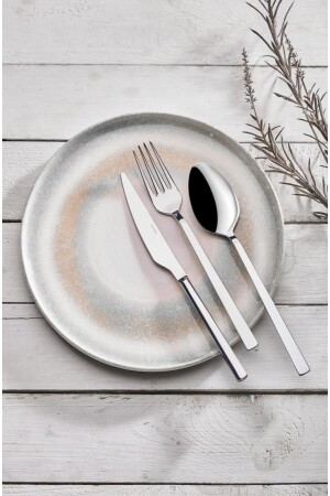 Günlük Kullanım Için Deniz 30 Parça Çatal Kaşık Bıçak Seti 18-0 8682225712160 - Onon