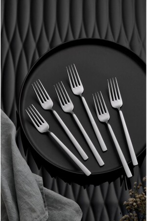 Günlük Kullanım Için Deniz Tatlı Çatal 6'lı 18-0 YVZ12 - Onon