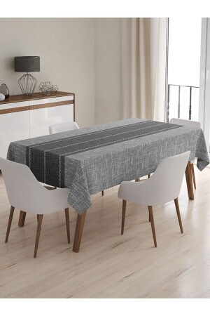 Günlük Kullanıma Uygun Gri Pratik Masa Örtüsü - Viadela