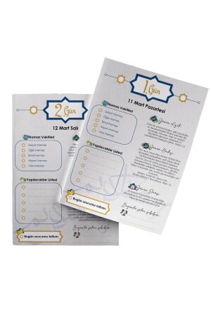 GÜNLÜK RAMAZAN PLANLAYICISI Planner -Ramazan Ayı Dualı- 30 Yaprak- - Planneradair