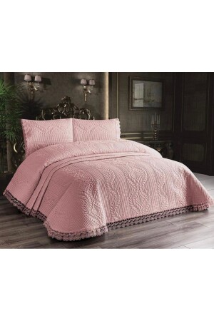 مجموعة من الألياف الميكرو فيبر المملحة * غطاء السرير 250 × 260 سم - Gençev Home Collections