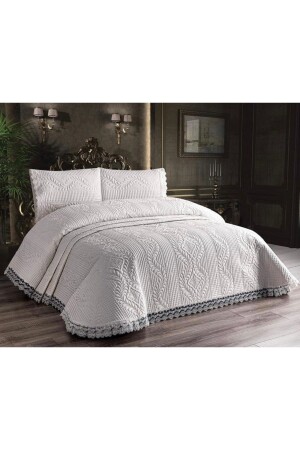 مجموعة من الألياف الميكرو فيبر المملحة * غطاء السرير 250 × 260 سم - Gençev Home Collections