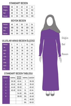 Güpürlü Püsküllü Hakim Yaka Düğmeli Kesme Şifon Boydan Astarlı Uzun Kadın Balon Kol Tesettür Elbise - 6