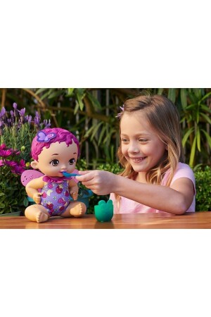 MNZ-Gyp00 حديقة طفلي- طفل فراشة وقت وجبة الطفل شعر الأرجواني الطفل / +2 سنوات - Mattel