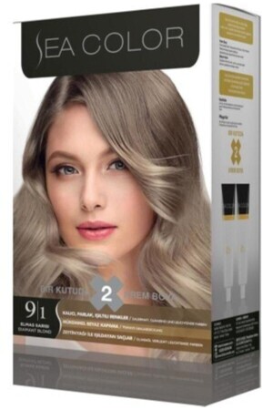 Haarfärbemittel 9-1 Diamantblond - 2