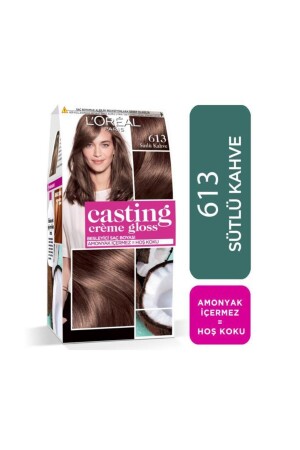 Haarfärbemittel – Casting Creme Gloss 613 Milchbraun 3600523302888 LOREALCSTNG - 1
